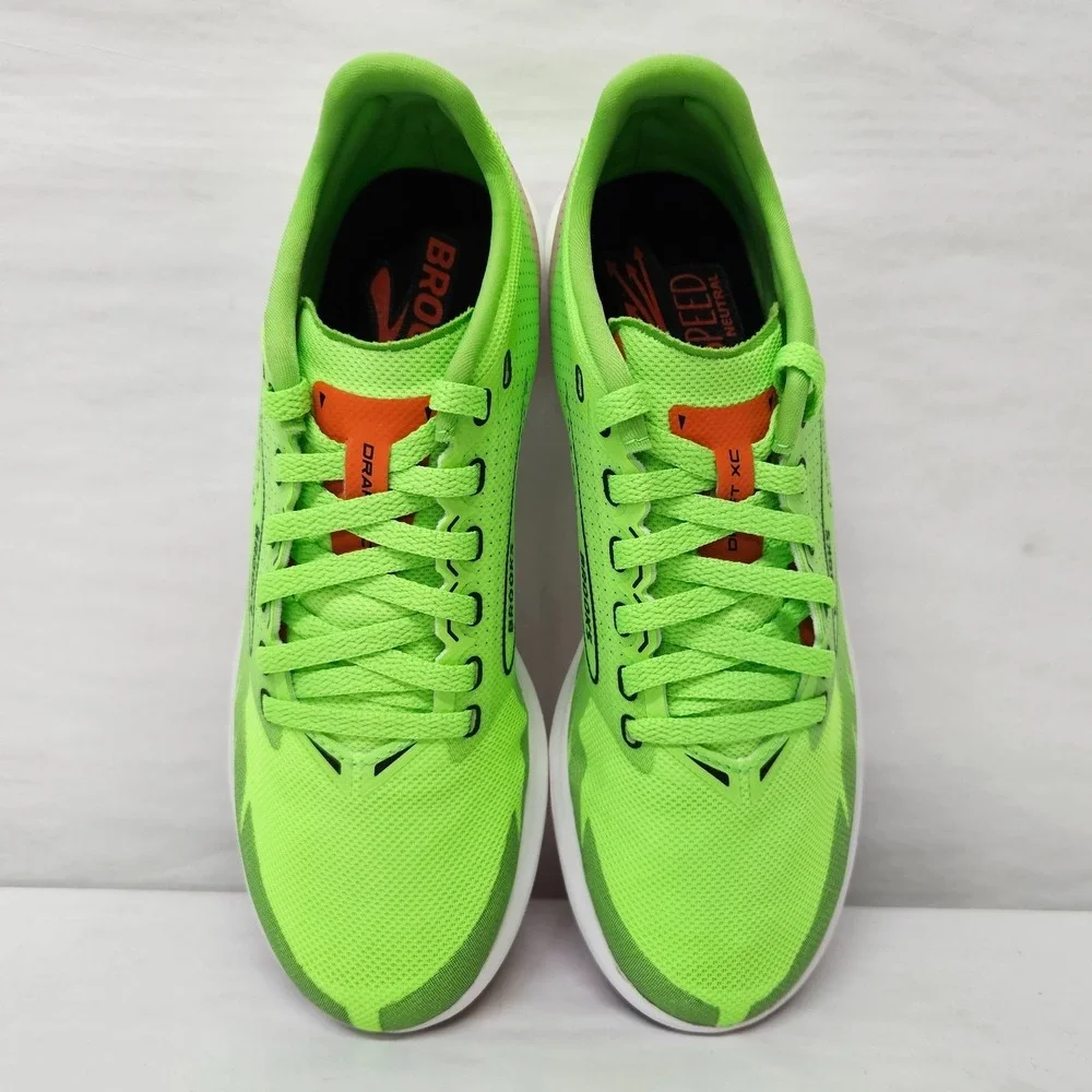 Brooks Draft XC Racing Spikes 1000391D308 Green Gecko Red Orange Women Size‎ 6.5